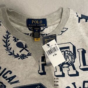 Polo by Ralph Lauren Gray and Blue Kids Sweatshirt